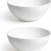 Set Van 2x Stuks Grote Salade/fruit/brood Serveerschaal/sla Bak In Het Wit 26.5 Cm - Schalen/kommen Van Kunstsof - Keukenbenodigdheden -Woonkeuken Winkel 1008x1200 4
