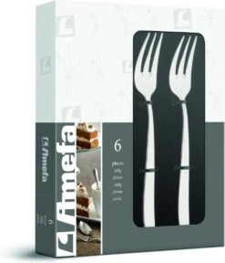 Amefa Moderno Taartvorkjes - 6 Stuks - Cadeauverpakking -Woonkeuken Winkel 1029x1200