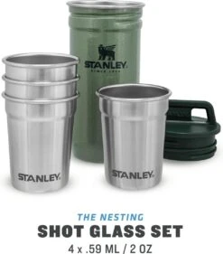 Stanley The Nesting Shot Glass Set - Hammertone Green -Woonkeuken Winkel 1054x1200 3