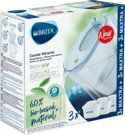 BRITA Waterfilterbundel Style Eco Cool Powder Blue + 3 MAXTRA+ Filterpatronen 14 BRITA Waterfilterbundel Style Eco Cool Powder Blue + 3 MAXTRA+ Filterpatronen -Woonkeuken Winkel 1114x1200
