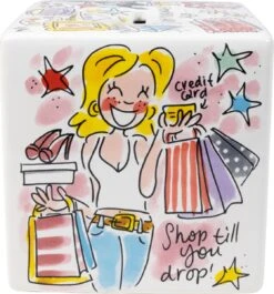 Blond Amsterdam, Even Bijkletsen: Spaarpot Vierkant -Woonkeuken Winkel 1119x1200 1