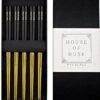 House Of Husk Chopsticks Set - Koreaanse Eetstokjes - Vaatwasserbestendig - RVS - 5 Paar - Duo Tone - Zwart Goud -Woonkeuken Winkel 1137x1200