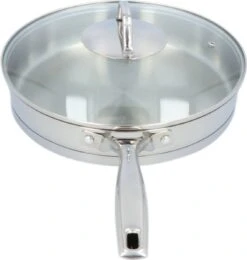 4goodz Dubbelwandige RVS Hapjespan Met Deksel 28 Cm - Zilver -Woonkeuken Winkel 1138x1200 1