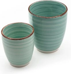 Koffiekopjes - Ocean Blue - Koffiebeker - Unieke Kleuren - Blauw - Set Van 12 Kopjes (ook Los Verkrijgbaar) - 160ML En 340ML - Porselein - Hip En Trendy -Woonkeuken Winkel 1142x1200 4