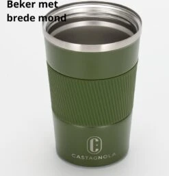 Castagnola Design RVS Koffiebeker To Go - Groen - 380ml - Thermosbeker - Theebeker -Woonkeuken Winkel 1154x1200 2