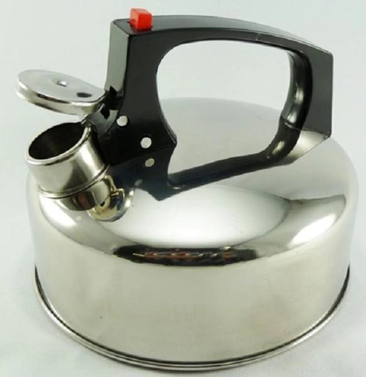 Fluitketel RVS 2 Ltr Met Rode Knop. Alle Warmte Bronnen. 5 Fluitketel RVS 2 Ltr Met Rode Knop. Alle Warmte Bronnen. - Afbeelding 3