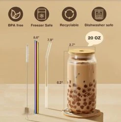 Bubble Tea Beker - Inclusief Stalen Bubble Tea Rietje - 0,5 L - Herbruikbaar - Boba -Woonkeuken Winkel 1186x1200 2