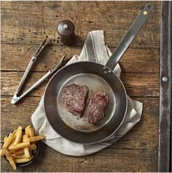 DeBuyer Mineral B Element Koekenpan - Zilver - Rond - Ø 24 Cm -Woonkeuken Winkel 1196x1200 6