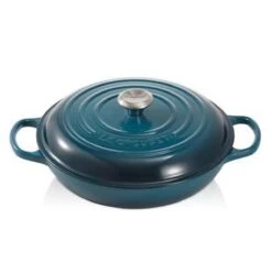 Le Creuset Braadpan Campagnard Signature Deep Teal - ø 30 Cm / 3.5 Liter 10 Le Creuset Braadpan Campagnard Signature Deep Teal - ø 30 Cm / 3.5 Liter -Woonkeuken Winkel 1197x1200 2