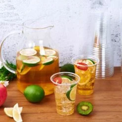 Bio Plastic Bekers - 140 Stuk(s) - 250 Ml - Transparant - Cups - Plastic Glazen - Kerst Servies -Woonkeuken Winkel 1198x1200 22