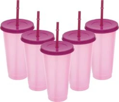Herbruikbare Bekers Met Rietje En Deksel Van Plastic – Starbucks Design – Drinkbekers Met Rietje – Kleur Veranderende Beker – 5 Pack 14 Herbruikbare Bekers Met Rietje En Deksel Van Plastic – Starbucks Design – Drinkbekers Met Rietje – Kleur Veranderende Beker – 5 Pack -Woonkeuken Winkel 1200x1031 2
