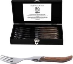 Laguiole Style De Vie Vorken Luxury Line - 6-delig - Olijfhout -Woonkeuken Winkel 1200x1052