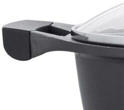 Royalty Line - Marble Soep/braadpan - Met Glazen Deksel Zwart - 24 CM. RL-BS24ML -Woonkeuken Winkel 1200x1065