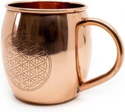 Koperen Beker Flower Of Life Geëtst (470 Ml) -Woonkeuken Winkel 1200x1075 12