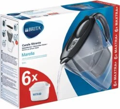 BRITA - Waterfilterkan Marella Cool - Grafiet - 2,4L + 6 MAXTRA+ Waterfilterpatronen -Woonkeuken Winkel 1200x1082 2