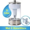 ZeroWater 9 Liter Waterfilter Kan - COMBI DEAL Met 5 Waterfilters -Woonkeuken Winkel 1200x1082 3