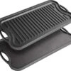 Nuovva Dubbelzijdig Gietijzeren Grillplaat - 50cm X 26cm -Woonkeuken Winkel 1200x1091