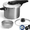 Springlane Roestvrijstalen Snelkookpan - Inductie - Pressure Cooker - 6,0 L Met Stoommand -Woonkeuken Winkel 1200x1101 2