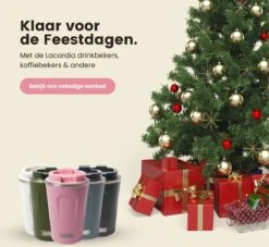 LaCardia Koffiebeker To Go Premium Wit – Thermosbeker – Theebeker – 380ML – Herbruikbaar -Woonkeuken Winkel 1200x1102 2