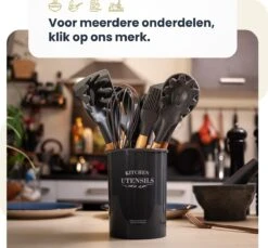 Hescom Siliconen Gesloten Opscheplepel Met Anti-aanbaklaag - Keukengerei Met Ergonomisch Design - Hittebestendige Serveerlepel - Vaatwasservriendelijk -Woonkeuken Winkel 1200x1111 1