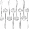 Fako Bijoux® - Bloemen Lepels Set - Theelepel / Koffielepel - 12cm - Zilver - 8 Stuks -Woonkeuken Winkel 1200x1113 2