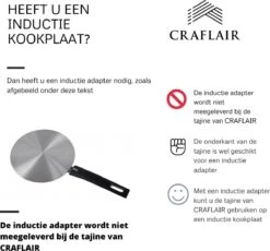 CRAFLAIR ~ Tajine ~ Ø 30 Cm ~ Geschikt Voor Inductie - Adapter ~ Handgemaakt ~ Geglazuurd Keramiek -Woonkeuken Winkel 1200x1118 4