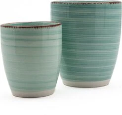 Koffiekopjes - Ocean Blue - Koffiebeker - Unieke Kleuren - Blauw - Set Van 12 Kopjes (ook Los Verkrijgbaar) - 160ML En 340ML - Porselein - Hip En Trendy -Woonkeuken Winkel 1200x1138 5