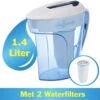 ZeroWater 1.4 Liter Waterfilter Kan - COMBI DEAL Met 2 Water Filters