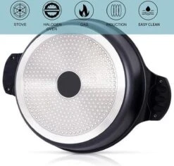 Tajine Agadir Inductie Arabisch Design Non-stick Shining Black 7 Tajine Agadir Inductie Arabisch Design Non-stick Shining Black -Woonkeuken Winkel 1200x1145 4