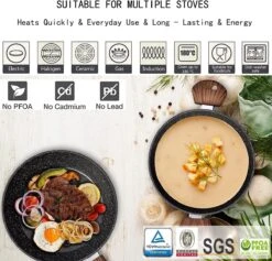 Royalty Line Inductie Pannenset - Luxe 14-delige Pannenset Marmeren Coating - Pannen Met Afneembare Handvaten - Oven-Ready - PFAS-Vrij - Voor Alle Warmtebronnen - Afneembare Koudgrepen - Antiaanbaklaag - Koekenpan Met Glazen Deksels - Roze 15 Royalty Line Inductie Pannenset - Luxe 14-delige Pannenset Marmeren Coating - Pannen Met Afneembare Handvaten - Oven-Ready - PFAS-Vrij - Voor Alle Warmtebronnen - Afneembare Koudgrepen - Antiaanbaklaag - Koekenpan Met Glazen Deksels - Roze -Woonkeuken Winkel 1200x1152 2