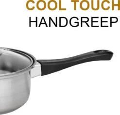 KitchenPrince 12-Delige Pannenset RVS - Pottenset - Kookpannen - Koekenpan - Steelpan - Bakpan - PFAS-Vrij - Pannenset - Pannenset Inductie - Antiaanbaklaag - Koekenpannenset -Woonkeuken Winkel 1200x1153