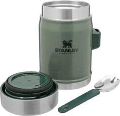 Stanley The Legendary Food Jar + Spork 0,4L - Thermosfles - Hammertone Green -Woonkeuken Winkel 1200x1160 1