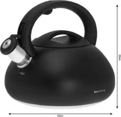 Fluitketel Waterkoker Mat Zwart 2.7 L ‘’Black Amethyst‘’ RVS – Inductie - Vatwasser 13 Fluitketel Waterkoker Mat Zwart 2.7 L ‘’Black Amethyst‘’ RVS – Inductie - Vatwasser -Woonkeuken Winkel 1200x1161 3