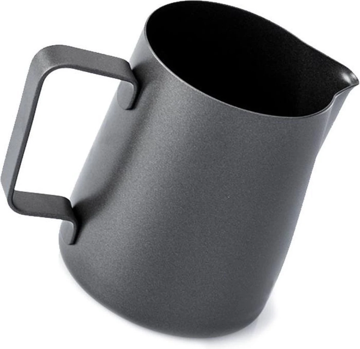 Krumble Melkkannetje 300ml / RVS Melkopschuimkan / Melkkan / Antraciet - Zwart 3 Krumble Melkkannetje 300ml / RVS Melkopschuimkan / Melkkan / Antraciet - Zwart