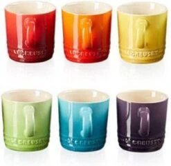 Le Creuset Espresso Kopjes Rainbow 100 Ml - 6 Stuks -Woonkeuken Winkel 1200x1171 5
