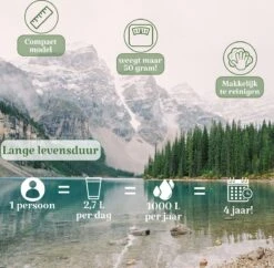 Waterfilter Survival Steddy Pro - Zuiver Gratis Drinkwater - Waterfles Waterzuivering - Waterfilter Kraan - Outdoor - FILTER 4000 LITER! 13 Waterfilter Survival Steddy Pro - Zuiver Gratis Drinkwater - Waterfles Waterzuivering - Waterfilter Kraan - Outdoor - FILTER 4000 LITER! -Woonkeuken Winkel 1200x1175 3