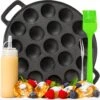 IRONO Poffertjespan Set - Incl. Doseerfles, Kwast En Vork - Poffertjespan Inductie En Electrisch - Poffertjesmaker 19 Poffertjes - Poffertjes Maken - Spuitfles - Cadeau Voor Mannen En Vrouwen 1 IRONO Poffertjespan Set - Incl. Doseerfles, Kwast En Vork - Poffertjespan Inductie En Electrisch - Poffertjesmaker 19 Poffertjes - Poffertjes Maken - Spuitfles - Cadeau Voor Mannen En Vrouwen -Woonkeuken Winkel 1200x1191 6