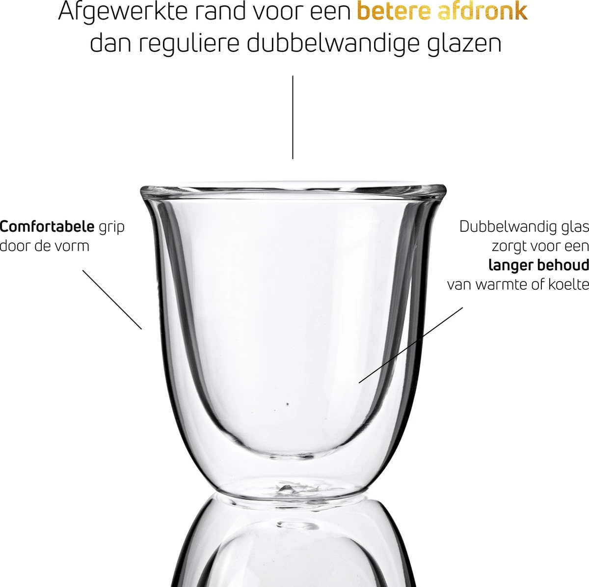 Dubbelwandige ESPRESSO Glazen Van Borosilicaat - Warme En Koude Dranken Kopjes - 70 ML - Set Van 4 13 Dubbelwandige ESPRESSO Glazen Van Borosilicaat - Warme En Koude Dranken Kopjes - 70 ML - Set Van 4 - Afbeelding 11