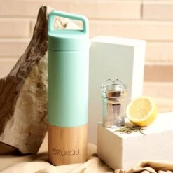 Dzukou Saint Elias - Bamboe Thermosfles – Theefles Met Filter - Theebeker To Go Met Theefilter / Infuser – RVS Drinkfles - Luchtdicht En Lekvrij – 530 Ml -Woonkeuken Winkel 1200x1200 1040