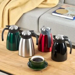 Blumtal Thermoskan Carla - Hoogwaardige Thermosfles - Voor Warme Dranken - Donkergroen -Woonkeuken Winkel 1200x1200 1089