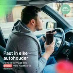 Triple J® Koffiebeker To Go - Thermosbeker - BPA & Lekvrij - 510ml - Zwart -Woonkeuken Winkel 1200x1200 1186