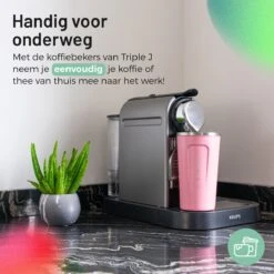 Triple J® Koffiebeker To Go - Thermosbeker - BPA & Lekvrij - 510ml - Roze 16 Triple J® Koffiebeker To Go - Thermosbeker - BPA & Lekvrij - 510ml - Roze -Woonkeuken Winkel 1200x1200 1215