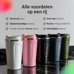 Triple J® Koffiebeker To Go - Thermosbeker - BPA & Lekvrij - 510ml - Roze 17 Triple J® Koffiebeker To Go - Thermosbeker - BPA & Lekvrij - 510ml - Roze -Woonkeuken Winkel 1200x1200 1216