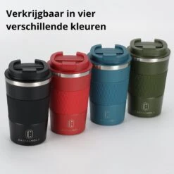 Castagnola Design RVS Koffiebeker To Go - Groen - 380ml - Thermosbeker - Theebeker -Woonkeuken Winkel 1200x1200 1249