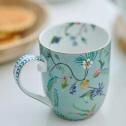 Pip Studio Jolie - Set 2 Tassen Flowers - Small 145ml - Mokken Klein - Bloemen - Groen -Woonkeuken Winkel 1200x1200 1251