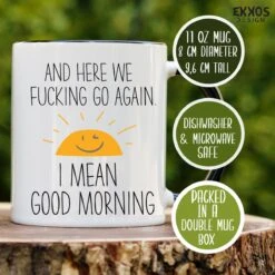 Goodmorning Mok - Mok Met Tekst - Grappige Mok - Verjaardag Cadeau - Cadeau Voor Man - Cadeau Voor Vrouw - Cadeau Voor Haar - Cadeau Voor Hem - Grappige Cadeau - Thee Glazen - Valentijn Cadeautjes - Koffiekopjes -Woonkeuken Winkel 1200x1200 1274