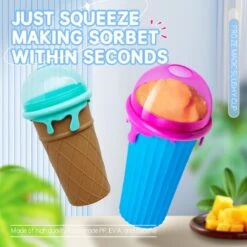 Frozen Magic Slushy Maker - Slush Puppy Maker - IJscrusher - Slush Puppy Beker - Slushy Puppy Maker - Slush Puppy Machine - Slush Maker - Slushy Cup - Tiktok - Bruin -Woonkeuken Winkel 1200x1200 1326