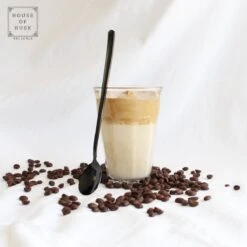 House Of Husk Latte Macchiato Lepels Set - Lange Theelepels - Koffielepels - Longdrinklepels - Sorbetlepels - Barlepel - RVS - 6 Stuks - 20CM - Zwart -Woonkeuken Winkel 1200x1200 137