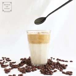 House Of Husk Latte Macchiato Lepels Set - Lange Theelepels - Koffielepels - Longdrinklepels - Sorbetlepels - Barlepel - RVS - 6 Stuks - 20CM - Zwart -Woonkeuken Winkel 1200x1200 139