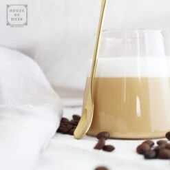 House Of Husk Latte Macchiato Lepels Set - Lange Theelepels - Koffielepels - Longdrinklepels - Barlepel - RVS - 6 Stuks - 17CM - Goud -Woonkeuken Winkel 1200x1200 143